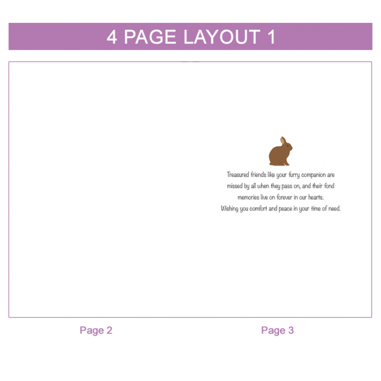 SynthCard 4-Page-Layout Rabbit Blue